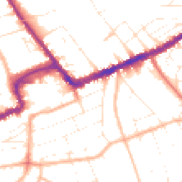 Daytime road noise heatmap for BH5 1DP