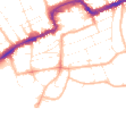 Daytime road noise heatmap for BH5 1DQ