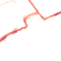 Night-time road noise heatmap for BH5 1DR
