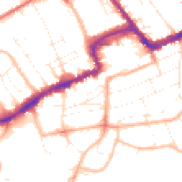 Daytime road noise heatmap for BH5 1DT