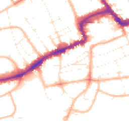 Daytime road noise heatmap for BH5 1DX