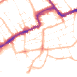 Daytime road noise heatmap for BH5 1DY