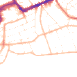 Daytime road noise heatmap for BH5 1FG