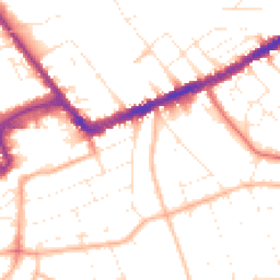 Daytime road noise heatmap for BH5 1HL