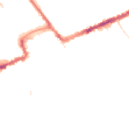 Night-time road noise heatmap for BH5 1HW