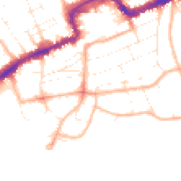 Daytime road noise heatmap for BH5 1JE