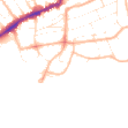 Daytime road noise heatmap for BH5 1JH