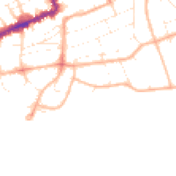 Daytime road noise heatmap for BH5 1JL
