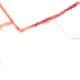 Night-time road noise heatmap for BH5 1LH