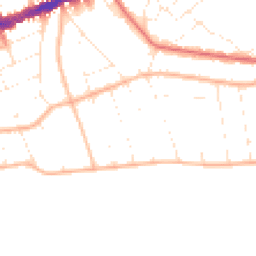 Daytime road noise heatmap for BH5 1LT