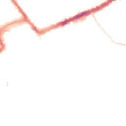 Night-time road noise heatmap for BH5 1NB