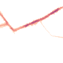 Night-time road noise heatmap for BH5 1NP