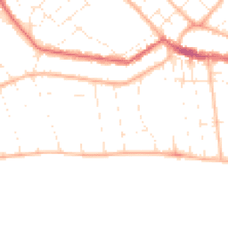 Daytime road noise heatmap for BH5 2DP