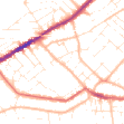 Daytime road noise heatmap for BH5 2JF