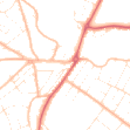 Daytime road noise heatmap for BH6 3AA