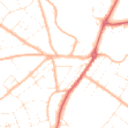 Daytime road noise heatmap for BH6 3AE
