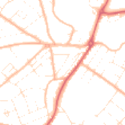Daytime road noise heatmap for BH6 3AG