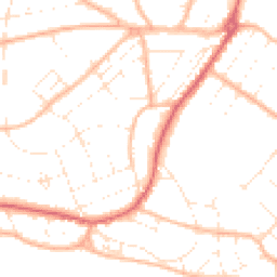 Daytime road noise heatmap for BH6 3AT