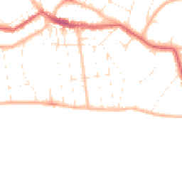 Daytime road noise heatmap for BH6 3AX