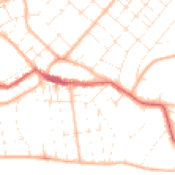 Daytime road noise heatmap for BH6 3AZ