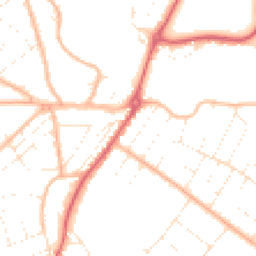 Daytime road noise heatmap for BH6 3BB