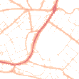 Daytime road noise heatmap for BH6 3BG