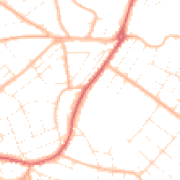 Daytime road noise heatmap for BH6 3BP