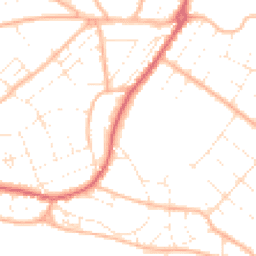 Daytime road noise heatmap for BH6 3BQ