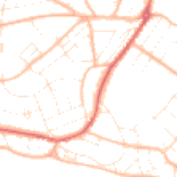 Daytime road noise heatmap for BH6 3BW
