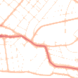Daytime road noise heatmap for BH6 3BZ
