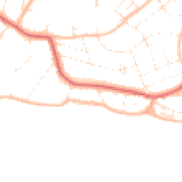 Daytime road noise heatmap for BH6 3DE
