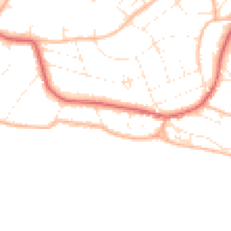 Daytime road noise heatmap for BH6 3DF