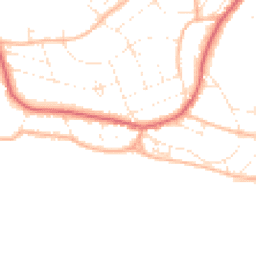 Daytime road noise heatmap for BH6 3DL