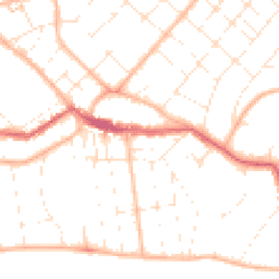 Daytime road noise heatmap for BH6 3DN