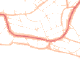 Daytime road noise heatmap for BH6 3DQ