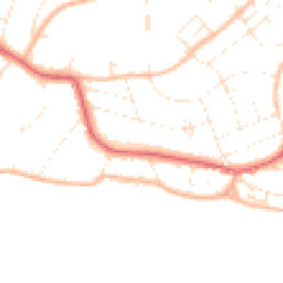Daytime road noise heatmap for BH6 3DR
