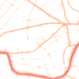 Daytime road noise heatmap for BH6 3HU