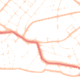 Daytime road noise heatmap for BH6 3HW