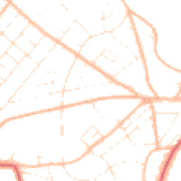 Daytime road noise heatmap for BH6 3JP