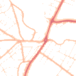 Daytime road noise heatmap for BH6 3LD