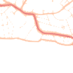 Daytime road noise heatmap for BH6 3NY