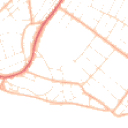 Daytime road noise heatmap for BH6 4AZ
