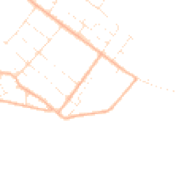 Daytime road noise heatmap for BH6 4BP