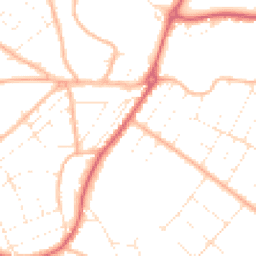 Daytime road noise heatmap for BH6 4BX