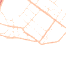 Daytime road noise heatmap for BH6 4DL
