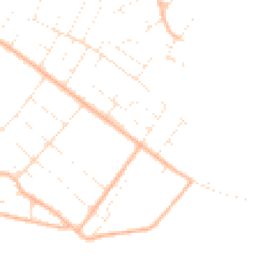 Daytime road noise heatmap for BH6 4EH