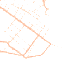 Daytime road noise heatmap for BH6 4EJ