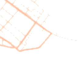 Daytime road noise heatmap for BH6 4ER