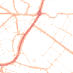 Daytime road noise heatmap for BH6 4HH