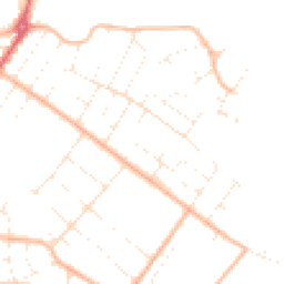 Daytime road noise heatmap for BH6 4JF
